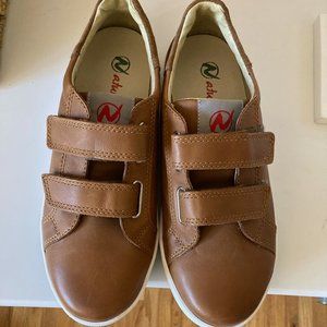 Italian Leather Dressy Sneaker / Loafer with Velcro - US Size 4